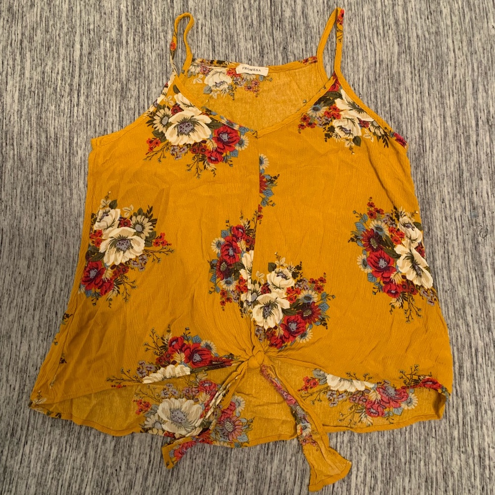 Cute floral tank